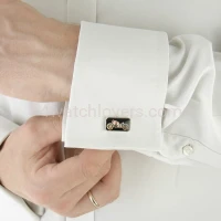 Cufflinks silver motorcycles made of watch parts on a black background watches art handmade original elegant unique luxury jewelry exclusive 5.JPG