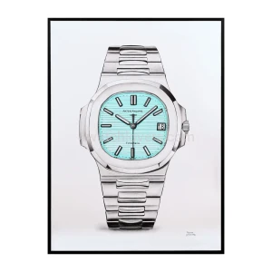 Rysunek Fine Art zegarka Patek Philippe Nautilus 5711 Tiffany&Co