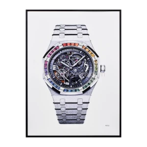 Obraz Fine Art zegarka Audemars Piguet Royal Oak Frosted Białe Złoto