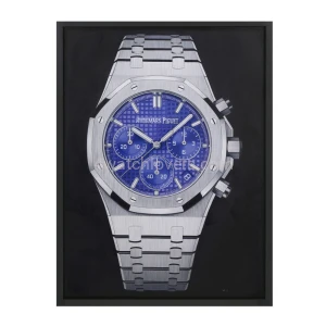 Obraz olejny zegarka Audemars Piguet Royal Oak Chronograf fioletowa tarcza