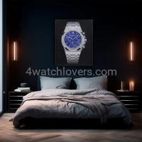 Drawing Audemars Piguet Royal Oak Chronograph purple dial real work art drawing watches handjob painted reproduction copy collector crayons unique home shop apartment interior decoration luxury AP 4.jpg