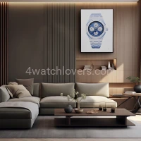 Drawing Audemars Piguet Royal Oak white ceramic real work art painting watches drawing handjob painted reproduction copy collector crayons unique home shop apartment interior decoration luxury AP 2.jpg