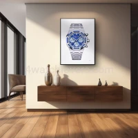 Drawing Audemars Piguet Royal Oak Chronograph Sapphire Bezel real work art drawing watches handjob painted reproduction copy collector crayons unique home shop apartment interior decoration luxury AP 2.jpg