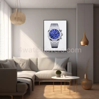 Drawing Audemars Piguet Royal Oak Chronograph purple dial real work art drawing watches handjob painted reproduction copy collector crayons unique home shop apartment interior decoration luxury AP 2.jpg