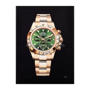 Obraz Fine Art zegarka Rolex Cosmograph Daytona "John Mayer" zielona tarcza